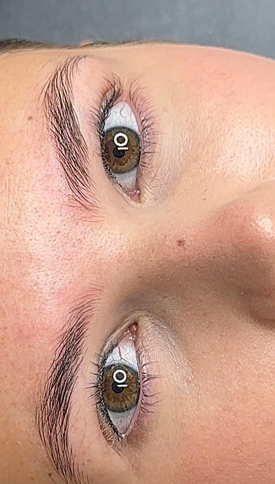 Sobrancelha antes da nanopigmentação — atendimento para clientes de Vinhedo
